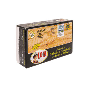 FILETES DE CABALLA DE ANDALUCIA EN ACEITE DE OLIVA PESO NETO115GR 8411069010053 Foto 02