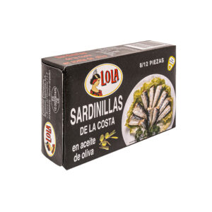 SARDINILLAS DE LA COSTA EN ACEITE DE OLIVA 8 A 12 PIEZAS PESO NETO 115GR 8411069000016 Foto 01