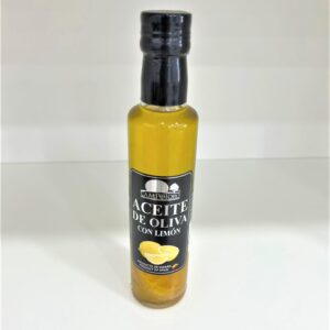 aceite de oliva virgen extra con limon